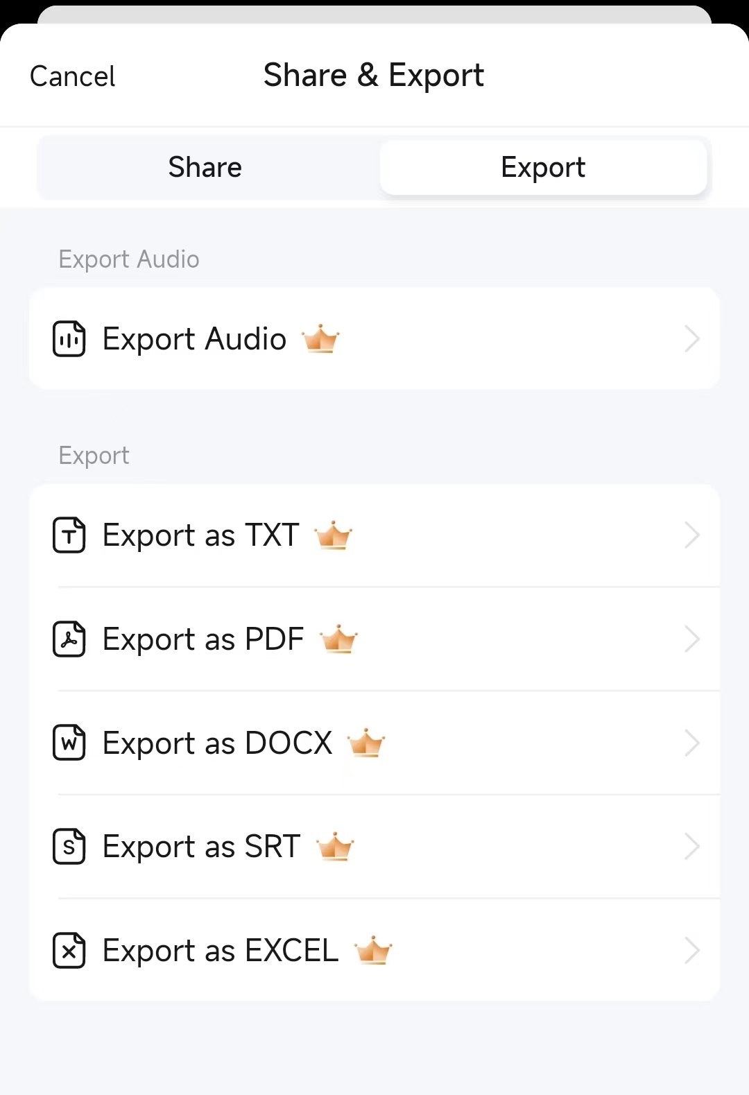 export