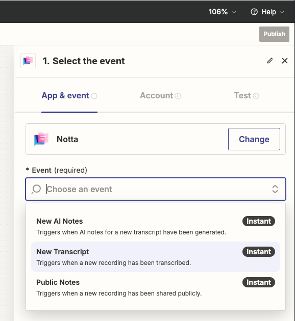 Zapierを使い文字起こしデータを自動的にGoogle Driveに保存する