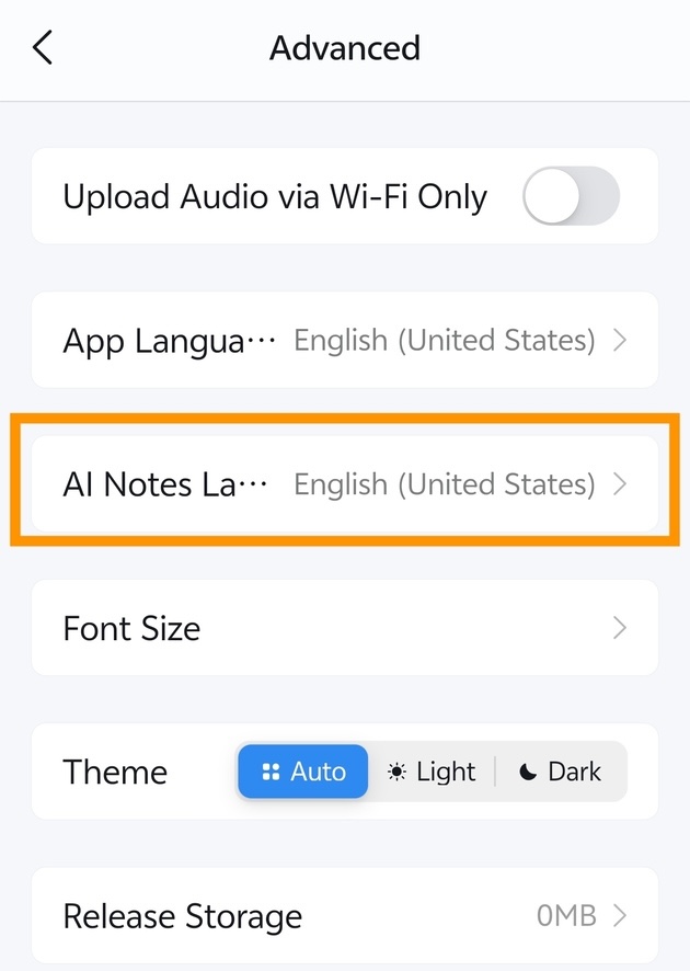 change the AI notes language-app.jpg